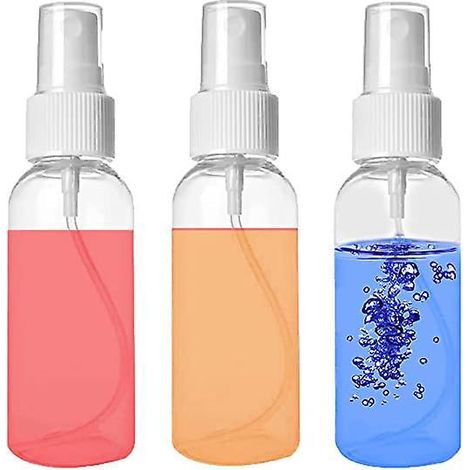 flacon Arosol 50 Ml (3 Pices, L'exclusion Du Liquide) Brouillard Fin Petite Mini Bouteille En Plastique Transparente Rechargeable Vide, Trs Appro (1/5)