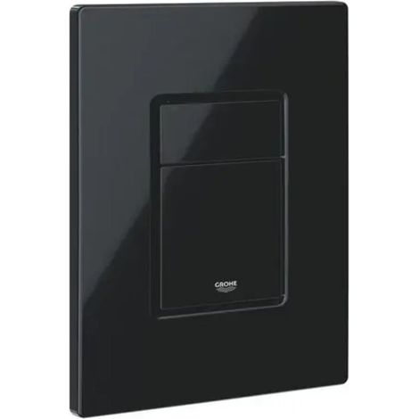 Plaque de Commande Wc, Compatible avec Grohe Skate Cosmopolitan – Bouton de commande, Glossy black 38732KV0 (1/4)