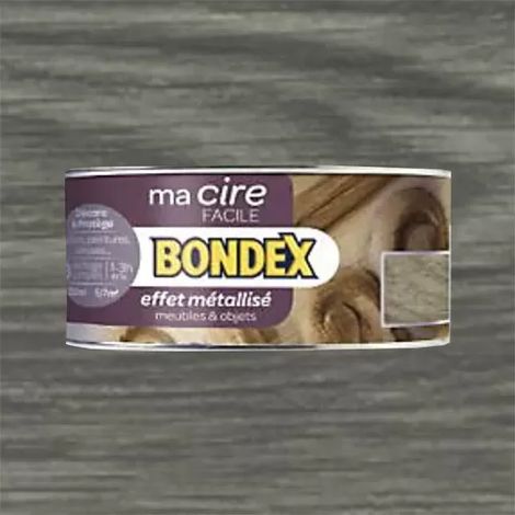 BONDEX Ma Cire Facile Effet métallisé Wengé argent 0,25 L (1/2)
