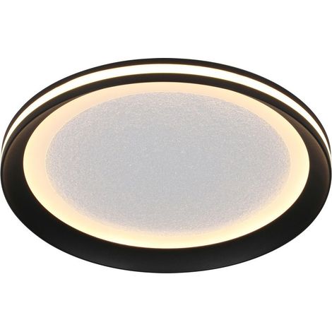 Plafoniera LED rotonda moderna nera 18W Artizo Italux