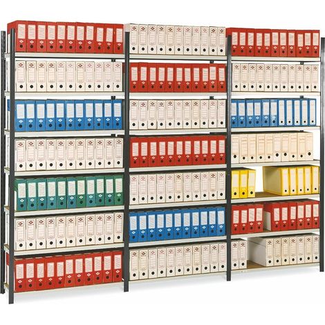 PROVOST - Rayonnage tubulaire d'archives Prospace+ - Longueur 940 mm - Tablettes peintes