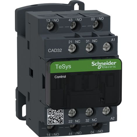Schneider CAD32M7 Tesys Schütz 3F+2O 10A 220V (1/5)