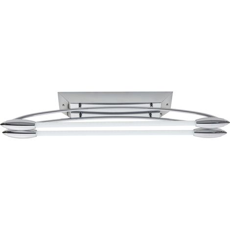 Plafoniera lineare doppia cromata LED T5 2x8W Endon (1/5)