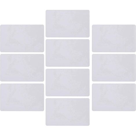 10 cartes RFID/lot, cartes d'identification PVC 125 kHz TK4100 EM4100, pour systèmes de contrôle d'accès (cartes blanches) (1/5)