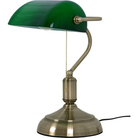 Lampada da tavolo Bank verde oro E27 Kaja K-MT-207 (1/5)