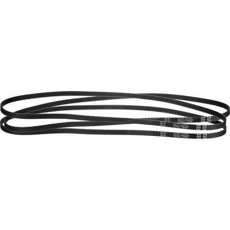 3Pcs 362XL 037 Timing Belt 181 Teeth Black Rubber Toothed Timing Belt, 10mm Width, 5.08mm Pitch, Timing Belt for 3D Printer (1/5)