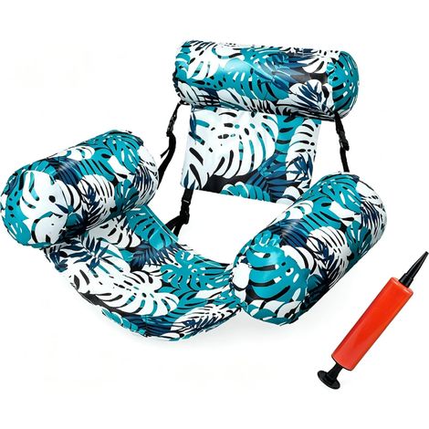 Matelas de piscine, jouets de piscine gonflables, aides à la natation gonflables, accessoires de piscine, jouets de piscine,90x40,5x61cm (1/5)