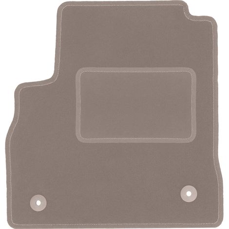 Tapis de sol conducteur en velours pour : Opel Astra K berline, hatchback, break (2015-) beige