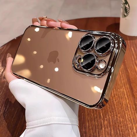 Étui pour iPhone 17 Pro Max avec protection d'objectif transparente