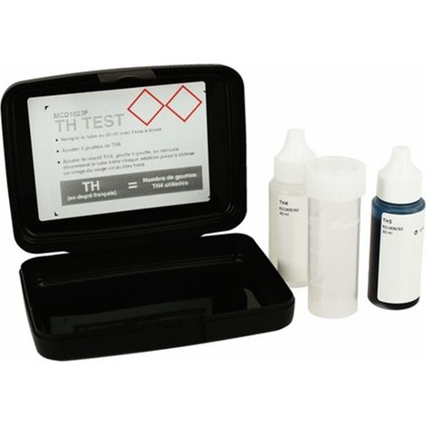 Trousse test TH 2 réactifs – Testeur de dureté de l'eau – Résultats précis en quelques minutes – Pour analyse de piscine – North Star (1/3)
