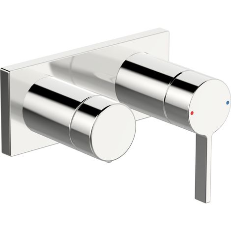 HANSA HANSALOFT Wannen- und Brausearmatur, Fertigmontageset, (1/4)
