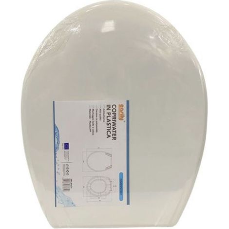 Couvercle Universel De Siège De Toilette En Plastique Magnolia Blanc 87631 (1/2)