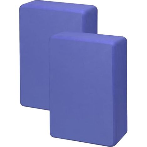 Bloc De Yoga - EVA - 23 X 15 X 7,5 Cm - Pour Yoga Pilates Fitness Et Étirements - Lot De 2 (1/3)