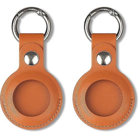 Lot de 2 étuis compatibles, revêtement en cuir PU marron -- (1/5)