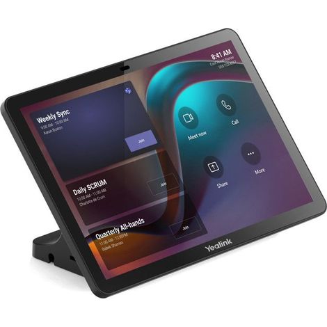 Yealink CTP25 Display Touch Screen 10.1" Nero Wi-Fi 6 Bluetooth per Meeting