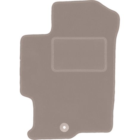 Alfombrilla de conductor beige para Mazda 6 I GG/GY familiar, sedán, liftback (2002-2007)