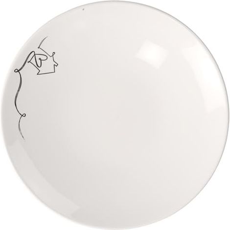 Assiette Pour Le Petit-Déjeuner, ⌀21 Cm, Porcelaine, Blanc (1/2)