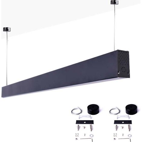 Carril Magnético 48V + Kit De Suspensión - 2 Metros - Negro (1/5)