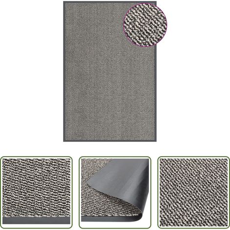 Tapis de porte - Paillasson touffeté 120x180 cm Marron clair (1/5)