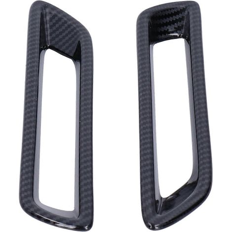 Paire d'enjoliveurs de feux antibrouillard arrière, caches de feux antibrouillard, baguettes décoratives style fibre de carbone, compatibles avec RAV4 2019–2021 (1/5)