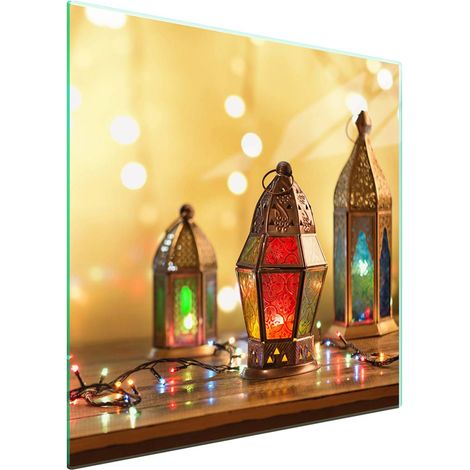 Protezione in vetro per piano cottura 50x52 cm, ideale per Natale (1/5)