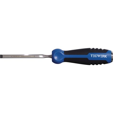 TECWERK Stechbeitel Schneiden-B.12mm m.Schlagknopf CV-Stahl TECWERK