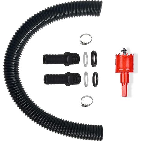 Kit Raccordement Réservoir Eau 25 mm – 2 Pinces, Ouvre-Trous (1/5)