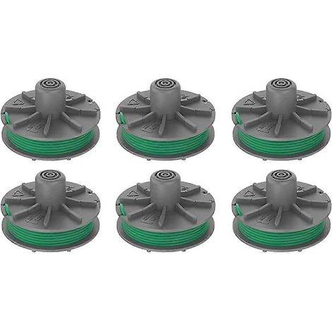 Compatible avec le kit Gardena 5309-20, comprenant 6 bobines de fil de coupe-bordures. (1/5)