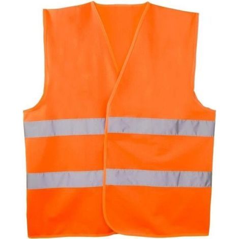 pair Gilet de sécurité orange