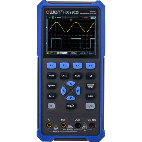 HDS2202S 200MHz 2CH oscilloscope with generator (1/5)
