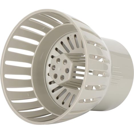 Panier d'écumoire de Piscine, Crépine en Plastique avec Conception en, Idéal pour Le Nettoyage des Piscines et étangs, Taille 50MM (Calibre 110MM) - calibre 110MM (1/5)