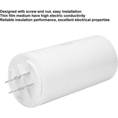 CBB60 450V 50uf Condensateur de fonctionnement moteur avec vis et écrou pour lave-linge (1/5)