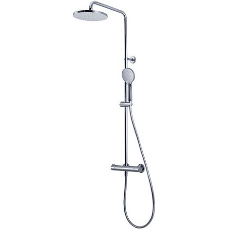 Colonne De Douche Theta White Avec Fourreau Robinetterie THETA - CRISTINA ONDYNA TE43051