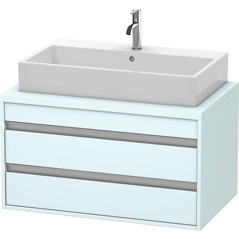 KETHO mobile consolle basso 480x900x550mm Azzurro opaco