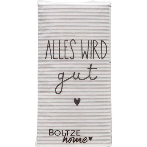 Mömax Taschentuch Goodie II Schwarz/Weiß