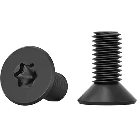 Vis à Tête Fraisée Noir 20 Pièces M5 X 16mm Vis Torx En Acier Inoxydable 304 à Métaux Visserie Inox Filetage Complet Pour L'équipement De Machine Et Les Meubles à La Maison (1/5)