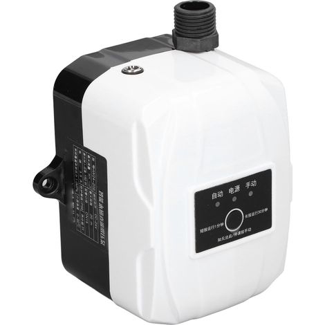 Pompe de surpression automatique 150W 24V, silencieuse et étanche, hauteur de refoulement 20m, pour douche et robinet, 100-240V DN15, prise UE (1/5)
