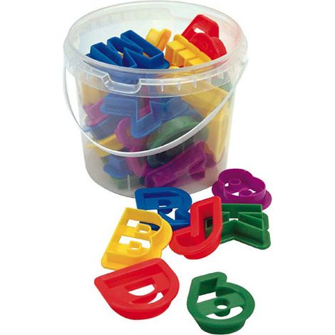 Dexam Plastic Letter & Numbers 36 Piece Cookie Cutter Set