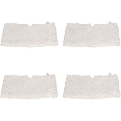 Lot de 4 lingettes de rechange en microfibre pour balai vapeur Shark S3901 S3500 S3501 (1/5)