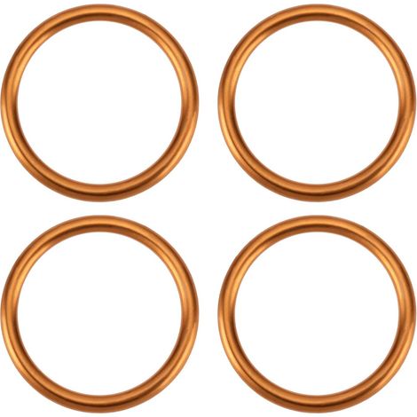 Lot de 4 Joints Échappement de Moto Compatible avec TS ES ETS ETZ 150 125 1962-1978 Joint de Silencieux en Cuivre 43x35mm (1/5)