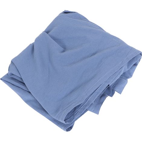 Tablier Enfant Coton Lin Bleu Réglable 2 Poches Respirant Lavable Cuisine Peinture Taille S 3-6 Ans (1/5)