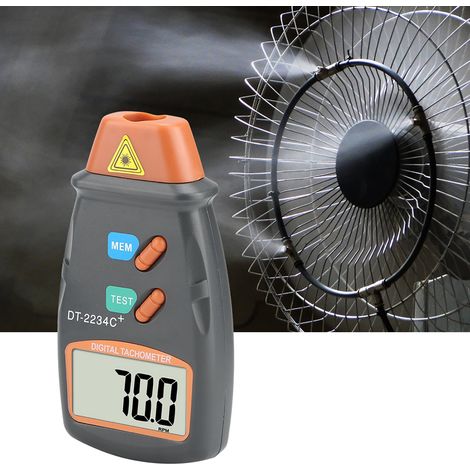 Tachymètre laser numérique portable sans contact, testeur de régime moteur, outil de mesure de vitesse (1/5)
