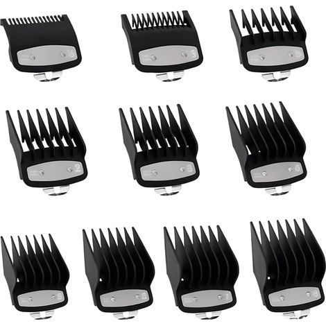 10 x Clipper Clips, 10 Lengths, Metal Clip, 1.5-25 mm Fits All Full Size Clippers (1/5)