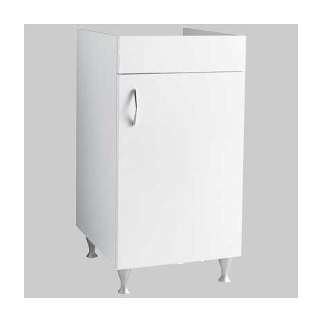 MOBILE SOTTOLAVATOIO BIANCO  44x52 'Misurina'     MADE IN ITALY