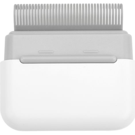 Peigne double face pour animaux de compagnie avec boîte de rangement carrée pour chiens et chats à poils longs et courts - Gris (1/5)