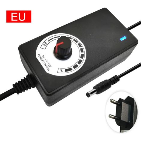 Chargeur universel, adaptateur secteur 3V, 5V, 6V, 9V, 12V, 15V, 18V, 24V, 1A, 2A, 5A, transformateur/convertisseur AC/DC 220V vers 12V