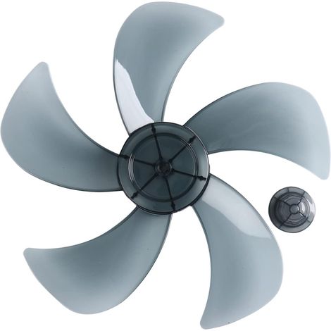 Pale de ventilateur électrique 5 feuilles 300MM pale de vent universel 12 pouces ventilateur de sol ventilateur mural ventilateur de bureau pale de ventilateur noir 2 pièces