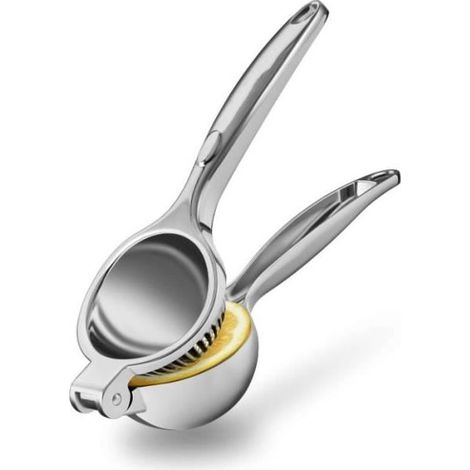 Presse-citron - Univers - Inoxydable - 22,5 x 7 cm - Résistant au lave-vaisselle - Efficacité maximale (1/4)