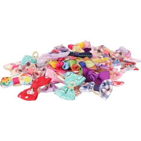 50 nœuds papillon,élastiques,polyester,motifs variés,toilettage,chien,chat,mariage,anniversaire,Noël (1/5)