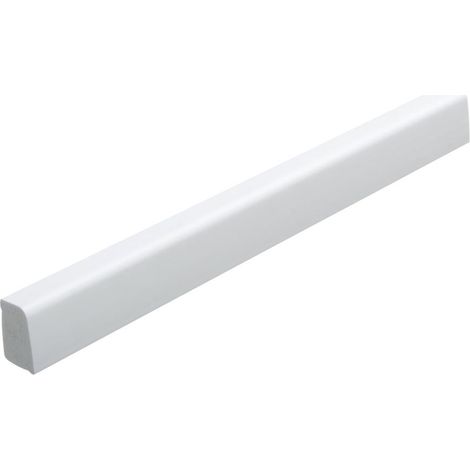 Primo Wandanschlussleiste 260 cm, 22 x 15 mm, weiß Leisten